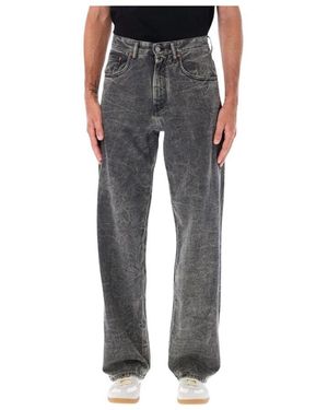 MM6 by Maison Martin Margiela Graue Acid Wash Jeans
