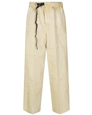 White Sand Straight Pants - Natural