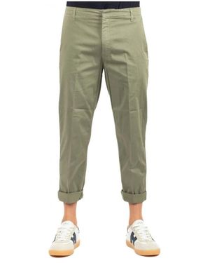 Dondup Cropped Trousers - Green