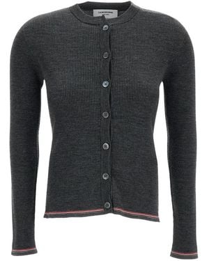Thom Browne Cardigans - Negro