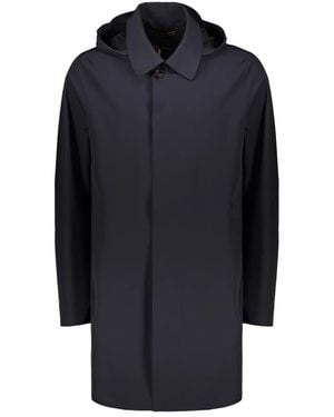 Moorer Single-Breasted Coats - Blauw