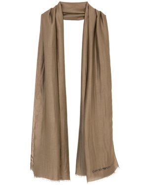 Emporio Armani Braune Schal Kollektion - Natur