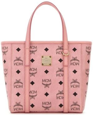 MCM Tassen ,Roze ,Katoen Toni Top-Zip Shopper