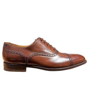 Calce Schoenen ,Bruin ,Leer Oxford Brogue Schoenen