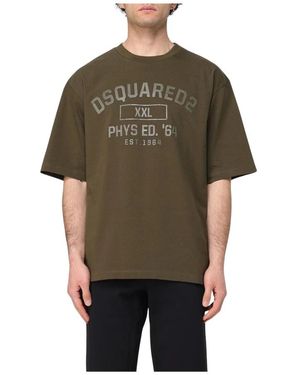 DSquared² Phys Ed 64 Oversized Tee - Grün