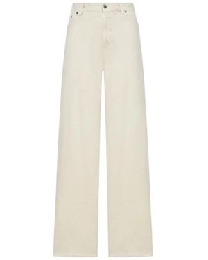 Golden Goose Wide Jeans - White
