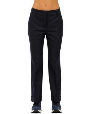Via Masini 80 Slim-Fit Trousers - Azul