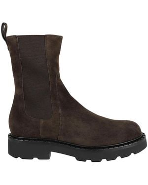Guglielmo Rotta Willard Velour Chelsea Boot - Braun