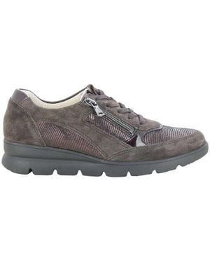 Waldläufer Schoenen ,Bruin ,Bruni Sneakers - Grijs