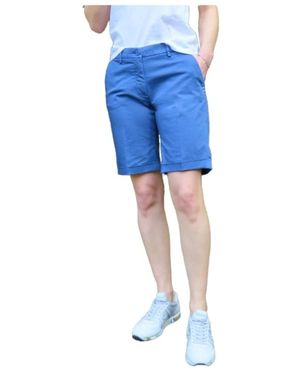 Mason's New York Chino Shorts - Blauw