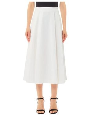 Liu Jo Midi Skirts - White