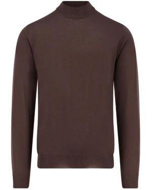 FILIPPO DE LAURENTIIS Truien & Vesten ,Bruin ,Wol Lupetto Ml Turtleneck