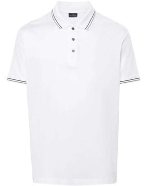 Paul & Shark Polo Met Streepdetails - Wit