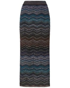 Missoni Midi Skirts - Blue