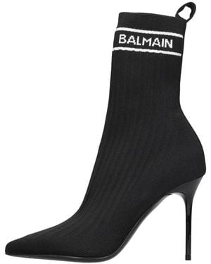 Balmain Heeled Boots - Schwarz