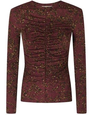 Ulla Johnson Tops ,Veelkleurig ,Lange Mouwen Tops - Bruin