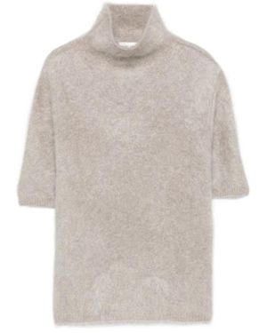 Soft Goat Turtlenecks - Gris