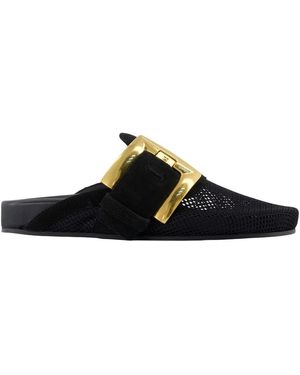 Balmain Anthem Mules - Black