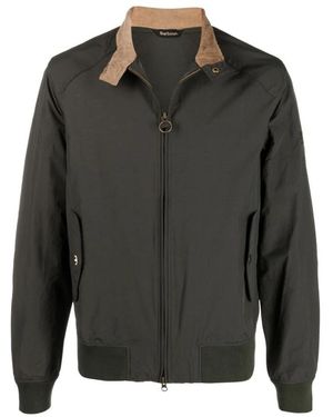 Barbour Jassen ,Groen ,Katoen Rectifier Harrington Jacket - Grijs