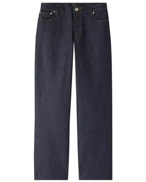 A.P.C. Straight Jeans - Blauw