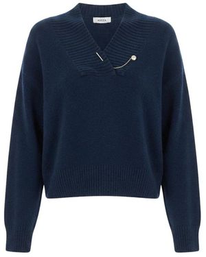 Kocca V-Neck Knitwear - Bleu