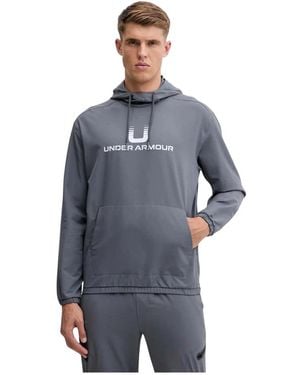 Under Armour Unstoppable Woven Hoodie - Blauw