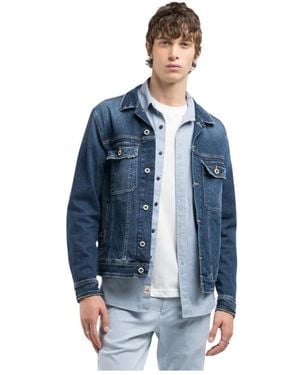 Replay Denim Jackets - Blue
