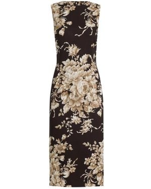 Dolce & Gabbana Rode Designer Jurken Voor Vrouwen - Zwart