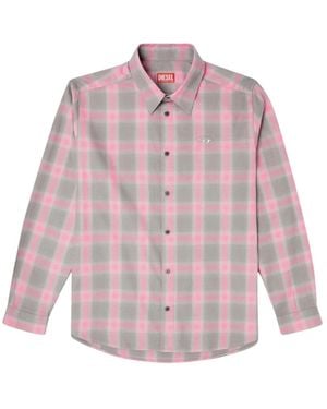 DIESEL Casual Shirts - Purple