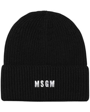 MSGM Beanies - Negro