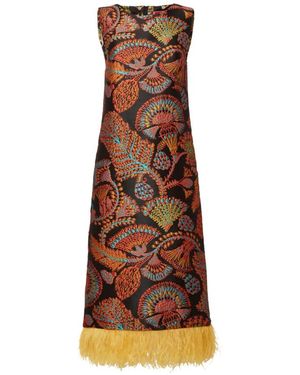 La DoubleJ Midi Dresses - Bruin