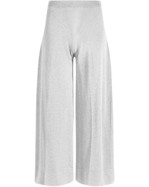 Circus Hotel Cropped Trousers - Gris