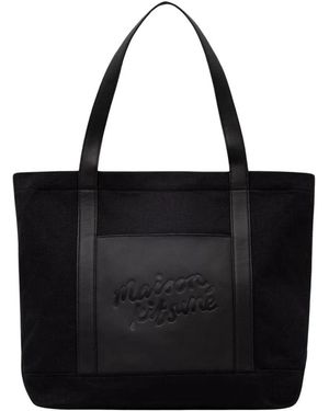 Maison Kitsuné Tote Bags - Zwart