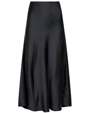 Neo Noir Midi Skirts - Nero