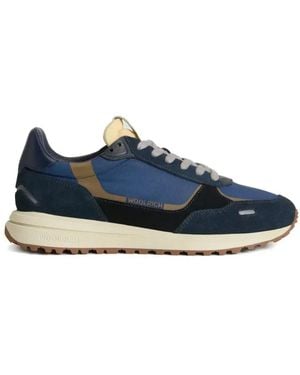 Woolrich Retro Blauwe Sneaker