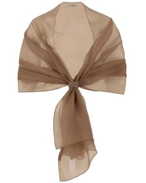 D.exterior Scarves - Brown