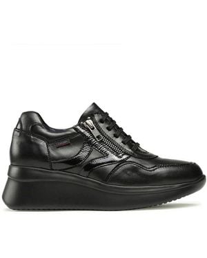 Callaghan Adaptive Leichte Ledersneakers - Schwarz