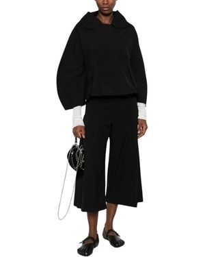 Comme des Garçons Balloon-Sleeve Jacket - Zwart