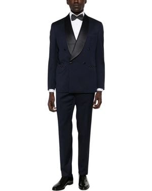 Luigi Bianchi Double Breasted Suits - Blu
