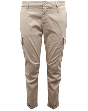 Mason's Slim-Fit Trousers - Natural