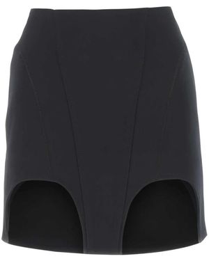 Dion Lee Short Skirts - Nero