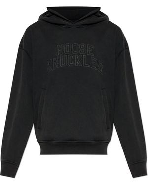 Moose Knuckles True North Hoodie - Zwart
