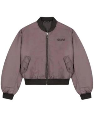 OLAF HUSSEIN Bomber Jackets - Viola