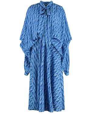 Balenciaga Shirt Dresses - Blue