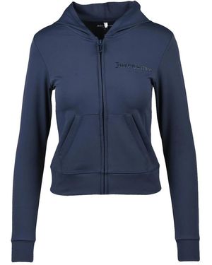 Juicy Couture Hoodies & Sweatvesten ,Blauw ,Polyester Felpa