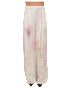 Blugirl Blumarine Wide Trousers - Natural