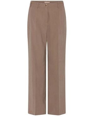 GUSTAV 59016 Esta Wide Hosen - Braun