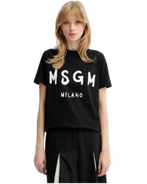 MSGM T-Shirts - Negro
