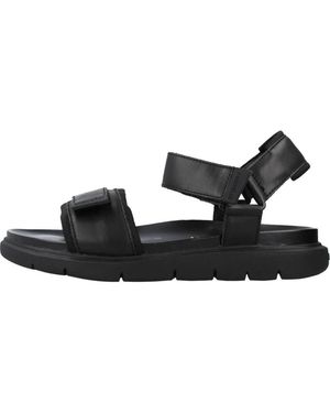 Stonefly Flat Sandals - Nero