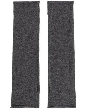 Lisa Yang Accessoires ,Grijs ,Kasjmier Aspen Armwarmers